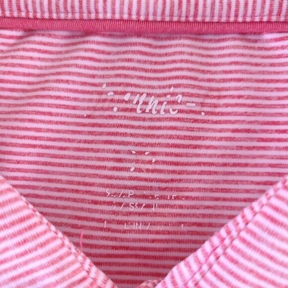Johnnie-O Pink Stripe Performance Golf Polo Shirt XL - Picture 8 of 9